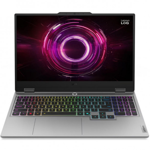 Ноутбук Lenovo LOQ 15AHP10 (83JG003DPB) (15.6&amp;quot;,  IPS, AMD Ryzen 5 220, 6 ядер, 16 ГБ DDR5, SSD 512 ГБ, NVIDIA GeForce RTX 5050 - 8 ГБ, без ОС), серый в Симферополе