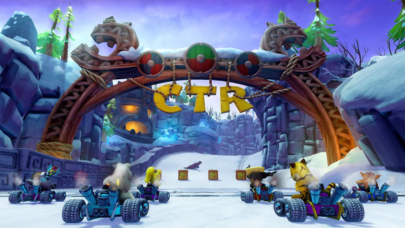 Игра Crash Team Racing Nitro-Fueled для Nintendo Switch, картридж в Симферополе