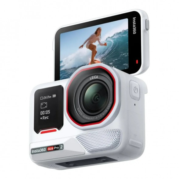 Экшн-камера Insta360 Ace Pro 2 Single Battery Xplorer Bundle, Arctic White в Симферополе