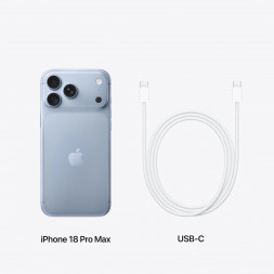 Смартфон Apple iPhone 18 Pro Max 256GB (eSIM), Glacier