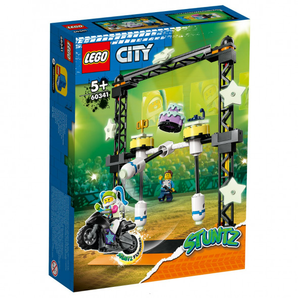 Конструктор LEGO City 60341 Трюковое испытание «Нокдаун» в Симферополе