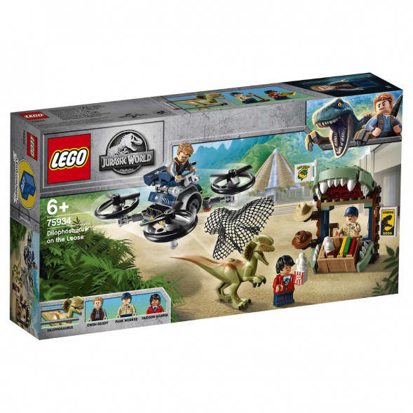Конструктор LEGO Jurassic World 75934 Побег дилофозавра в Симферополе