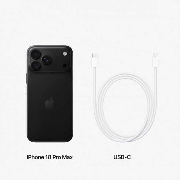 Смартфон Apple iPhone 18 Pro Max 512GB (SIM + eSIM), Black в Симферополе