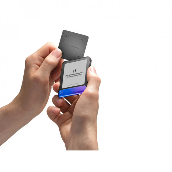 Аппаратный криптокошелек Ledger Flex+Recovery Key, Neptune Blue в Симферополе