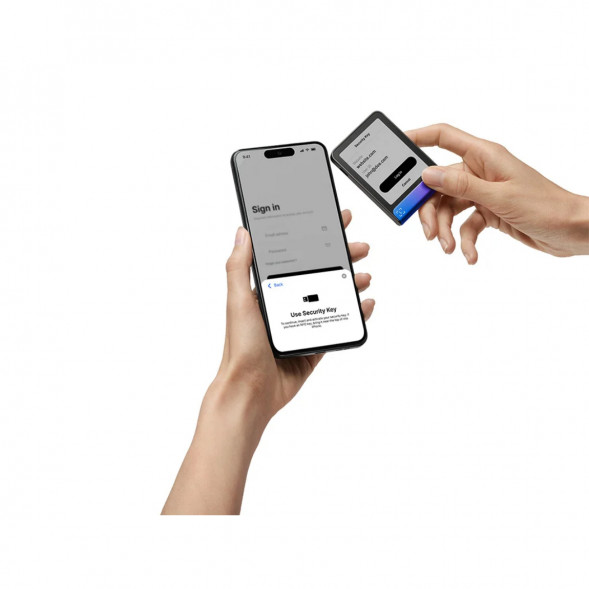 Аппаратный криптокошелек Ledger Flex+Recovery Key, Neptune Blue в Симферополе