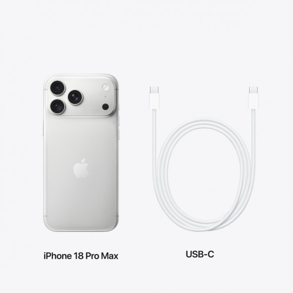 Смартфон Apple iPhone 18 Pro Max 1TB (SIM + eSIM), Silver в Симферополе