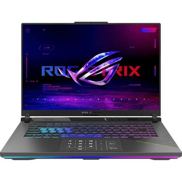 Ноутбук ASUS ROG Strix G16 G614PP-TS207 (16&amp;quot;, IPS, AMD Ryzen 9 8940HX 2.4ГГц, 16 ядер, 32ГБ DDR5, 512ГБ SSD, NVIDIA GeForce RTX 5070 8 ГБ, без ОС), серый в Симферополе